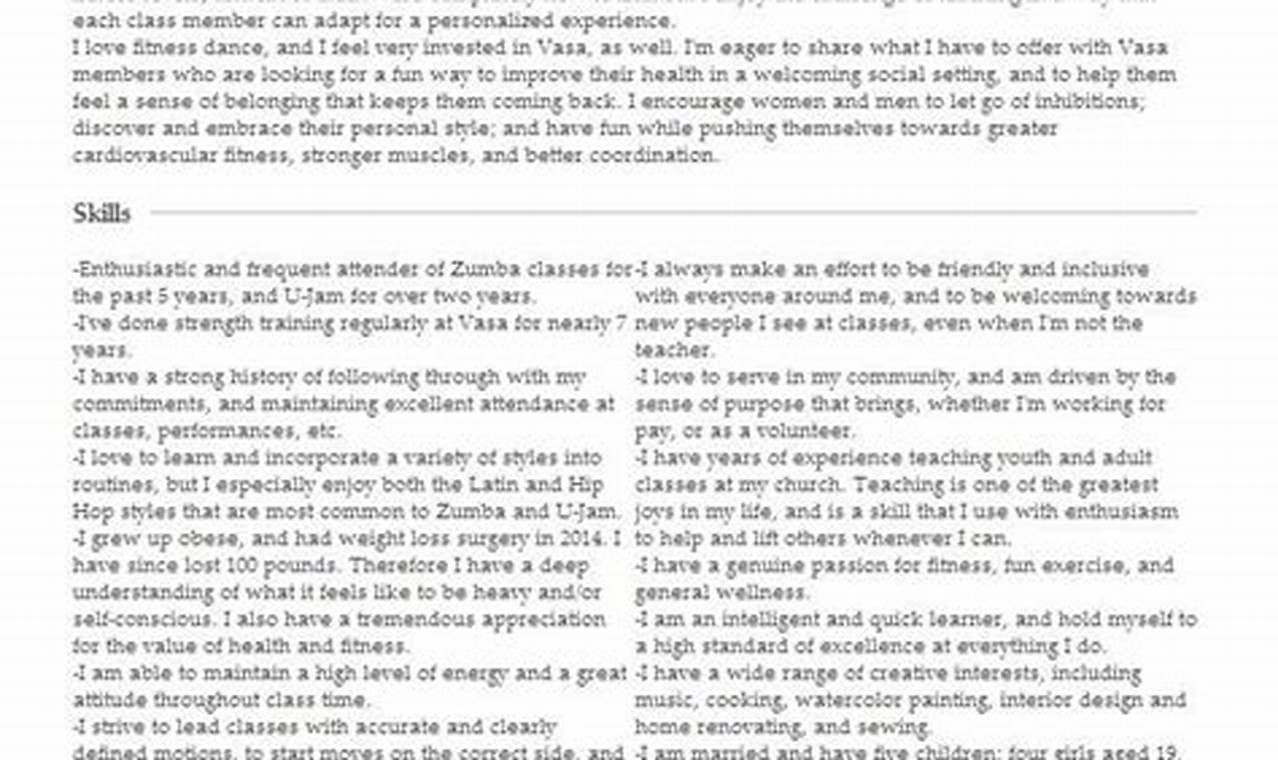 Best Zumba Instructor Bio Examples: Dance Yourself Seen! The Ultimate Zumba Guide: Dance Your Way to a Healthier You Best Zumba Instructor Bio Examples: Dance Yourself Seen! | The Ultimate Zumba Guide: Dance Your Way to a Healthier You