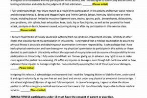 Zumba Class: Your Waiver Form + Safety Tips | The Ultimate Zumba Guide: Dance Your Way to a Healthier You